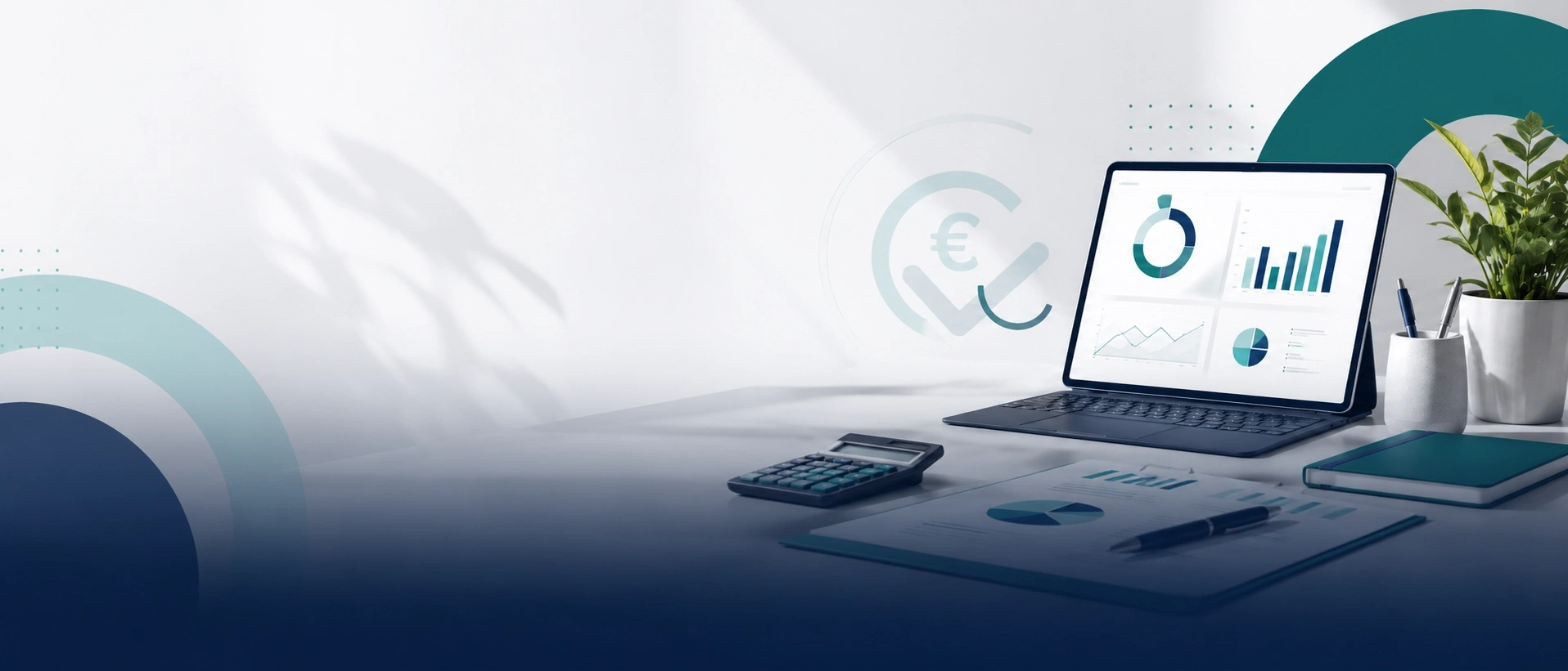 Administratie, BTW-aangifte en financiële overzichten in de huisstijl van CEY Finance Solutions